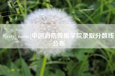 舟山中国消防救援学院录取分数线公布
