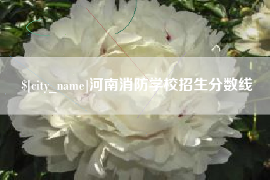 舟山河南消防学校招生分数线