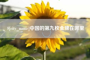 舟山中国的第九枚金牌在哪里