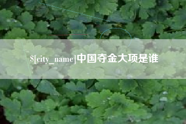 舟山中国夺金大项是谁