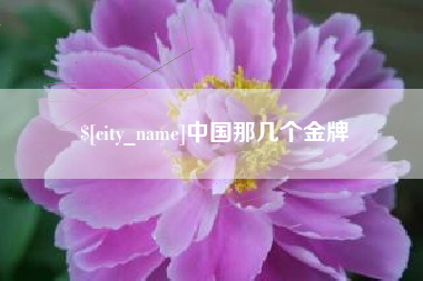舟山中国那几个金牌