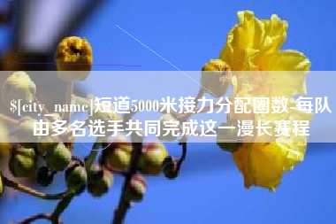 舟山短道5000米接力分配圈数-每队由多名选手共同完成这一漫长赛程
