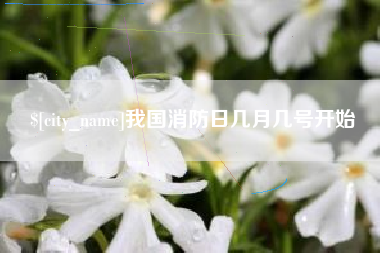 舟山我国消防日几月几号开始