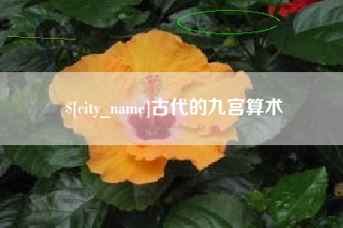 舟山古代的九宫算术