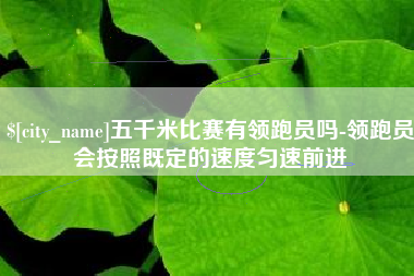 舟山五千米比赛有领跑员吗-领跑员会按照既定的速度匀速前进