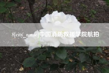 舟山中国消防救援学院航拍