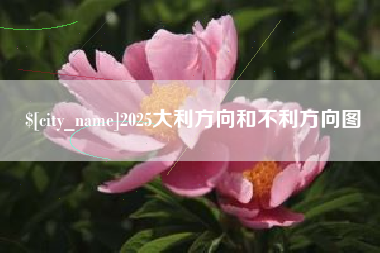 舟山2025大利方向和不利方向图