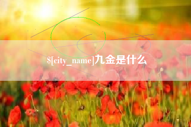 舟山九金是什么