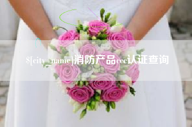 舟山消防产品ccc认证查询