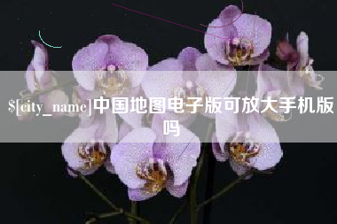 舟山中国地图电子版可放大手机版吗